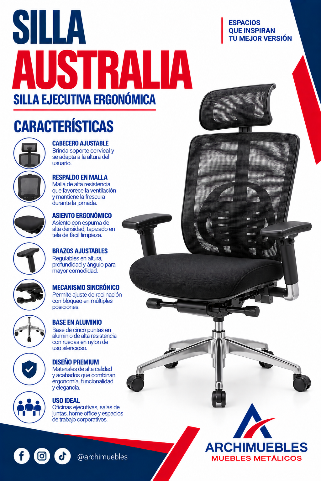 Ficha técnica de Australia Archimuebles