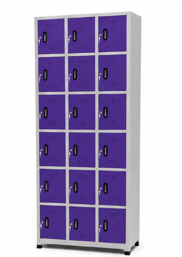 Locker estándar de 18 casillas fabricado por Archimuebles
