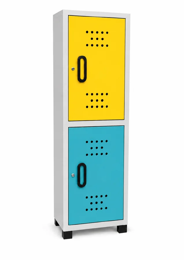 Locker infantil de 2 casillas fabricado por Archimuebles