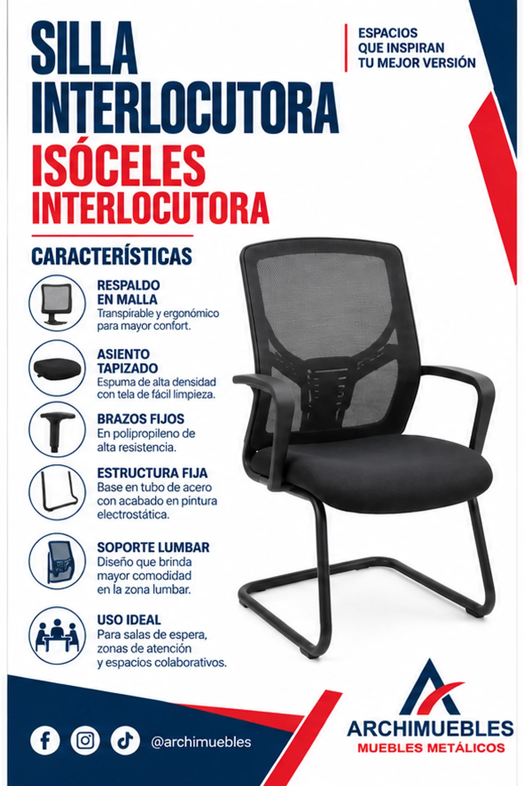 Ficha de Isóceles Interlocutora Archimuebles