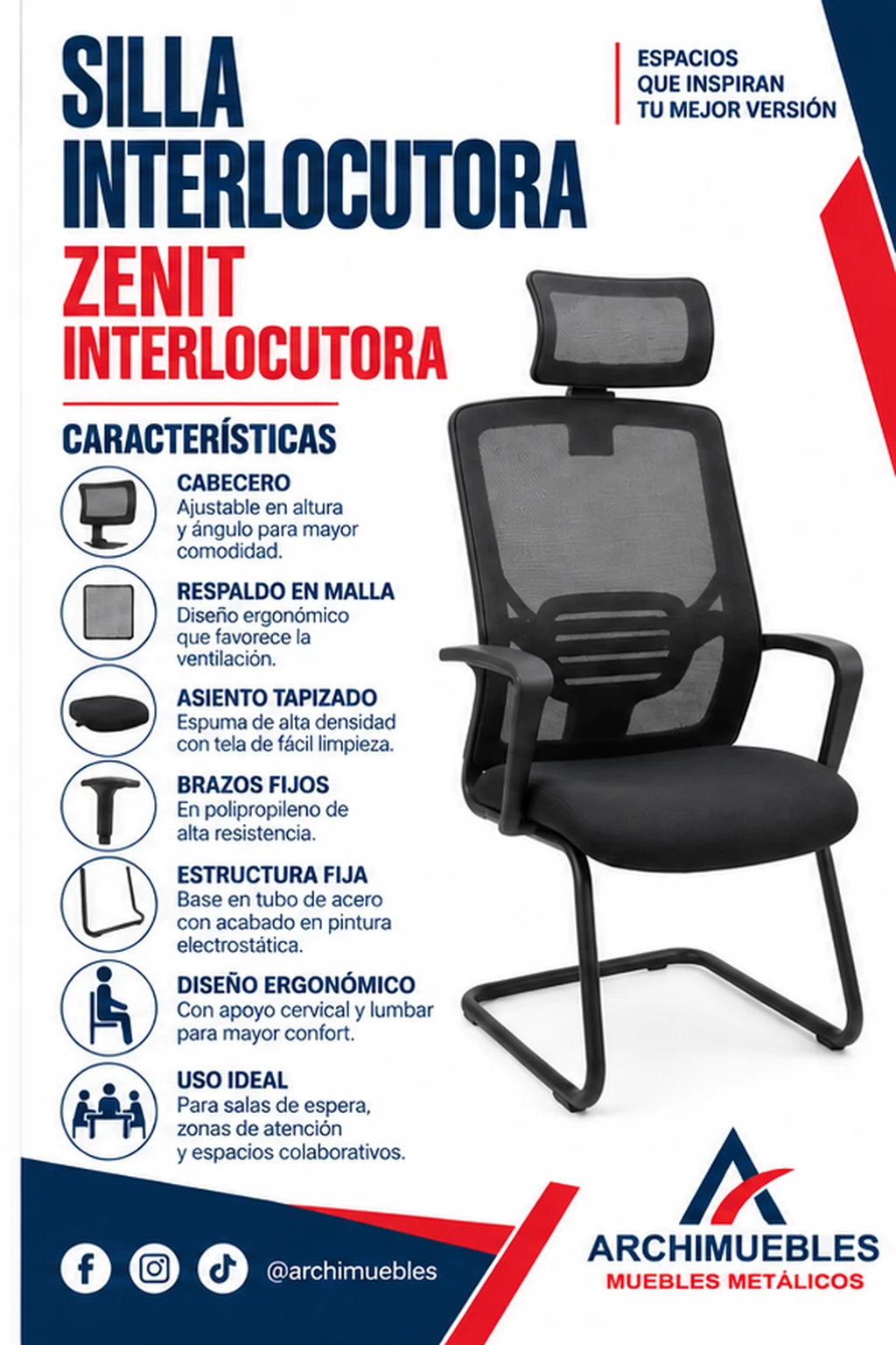 Ficha de Zenit Interlocutora Archimuebles